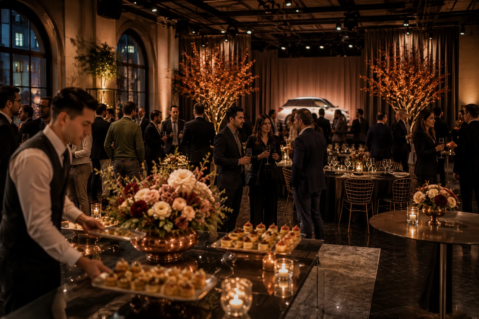 Business Catering Berlin — Corporate Cocktail Reception mit Fingerfood Service