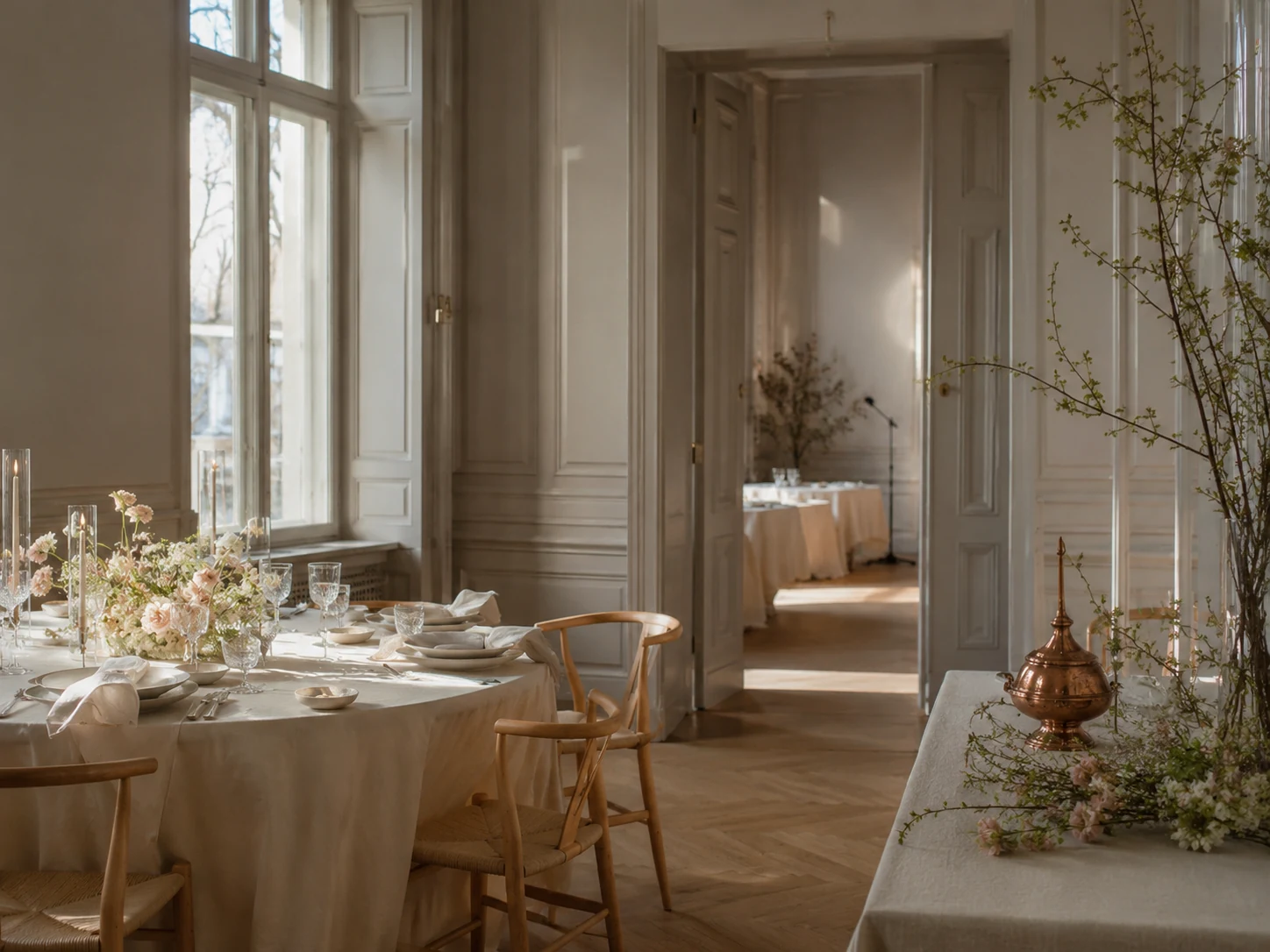 Eleganter Event Salon Berlin — Afghaner Teeservice am Nachmittag